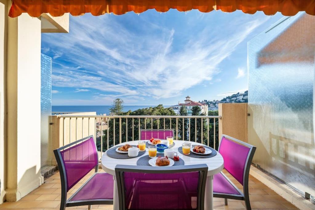 Le Fontana Rosa - Vue Mer - Terrasse - Parking Inclus Menton Luaran gambar