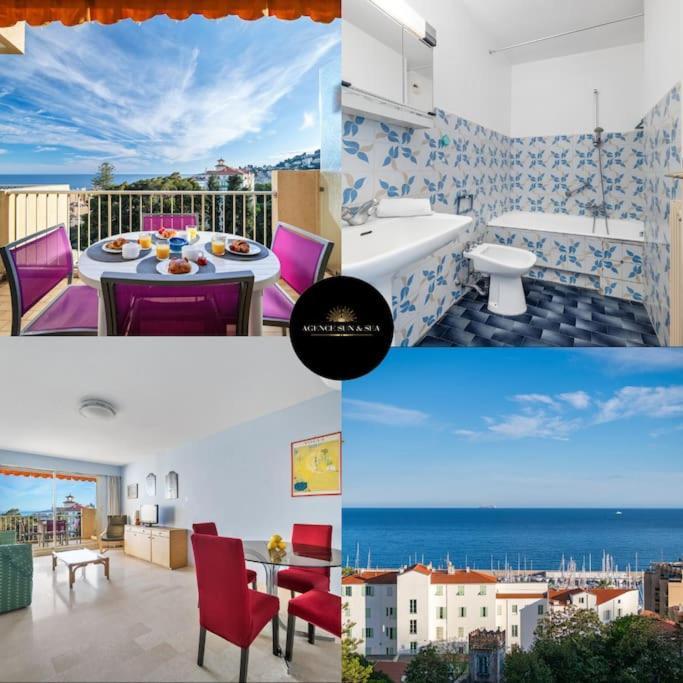 Le Fontana Rosa - Vue Mer - Terrasse - Parking Inclus Menton Luaran gambar